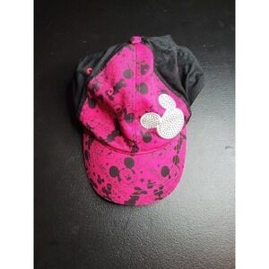 WALT DISNEY PARKS AUTHENTIC ORIGINAL MICKEY MOUSE BASEBALL CAP HAT BLINGE SOUVEN